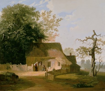 Cottage Scenery by George Caleb Bingham